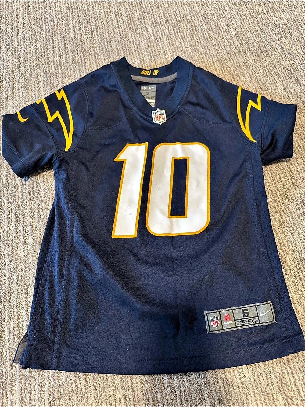 Nike Los Angeles Chargers Justin Herbert Nike Youth Game Jersey Youth authentic